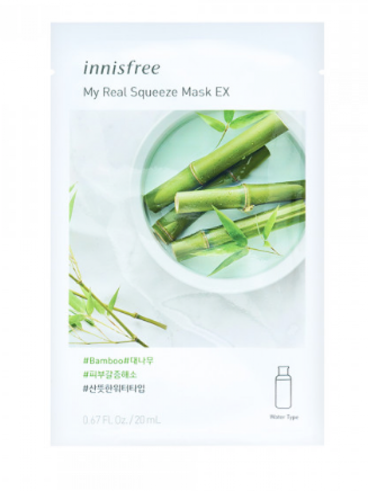 قناع كوري لترطيب البشرة- قناع البامبو-انيسفري-INNISFREE