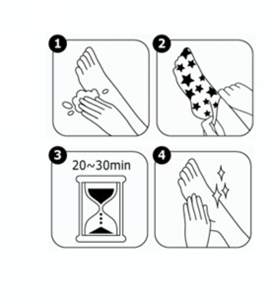 ماسك تنعيم القدمين -PUREDERM