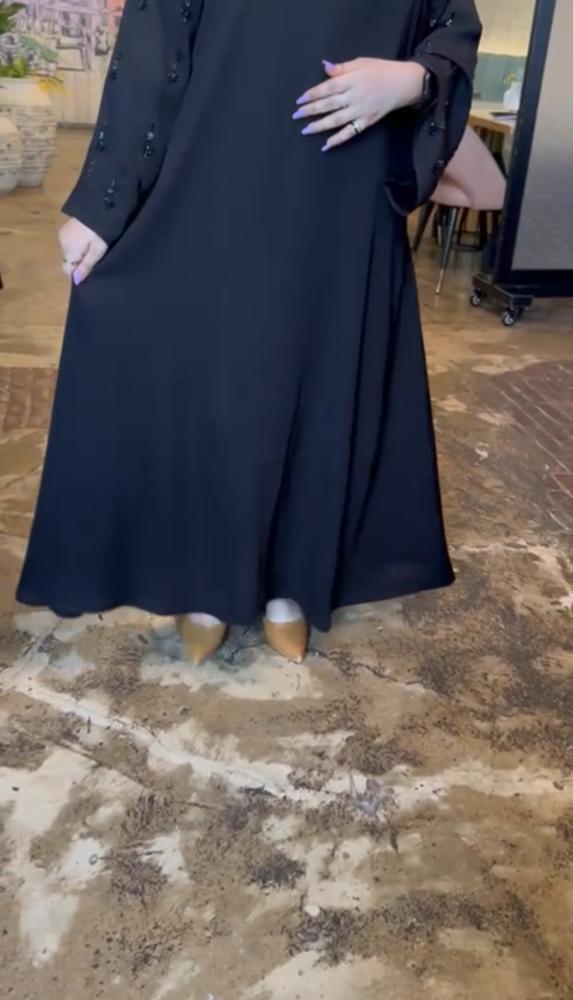 Crystal abaya with hands
