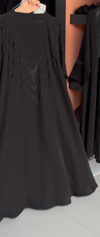 تطريز اسود + طرحه مجانآ
