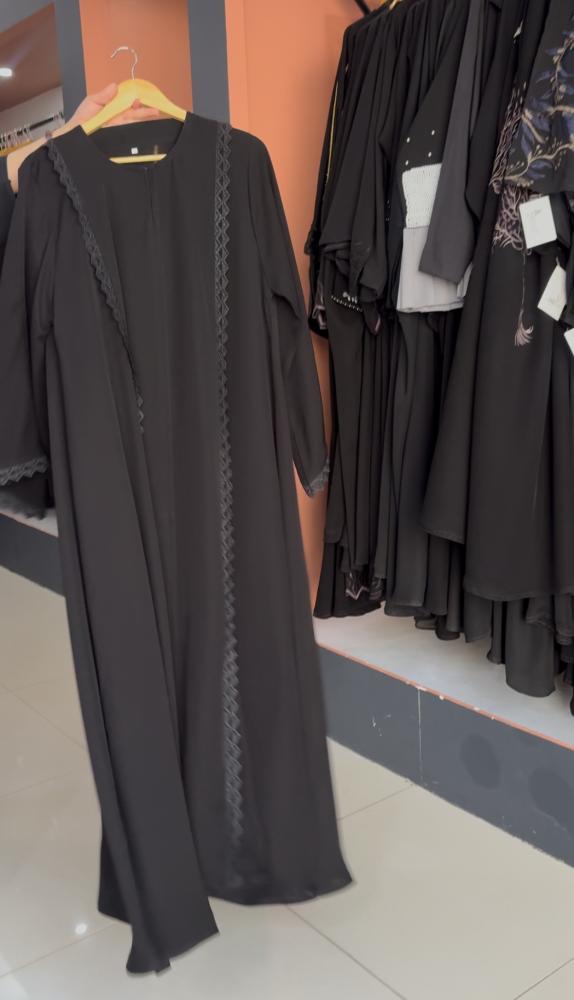 Lace abaya + free headscarf