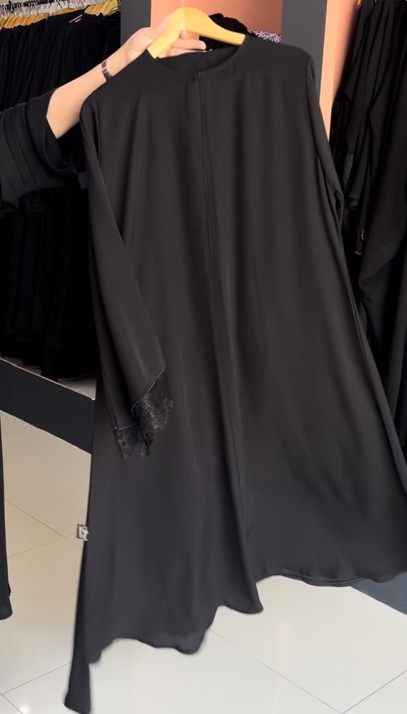Lace abaya + free headscarf