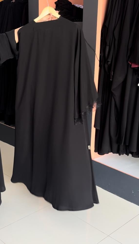Lace abaya + free headscarf