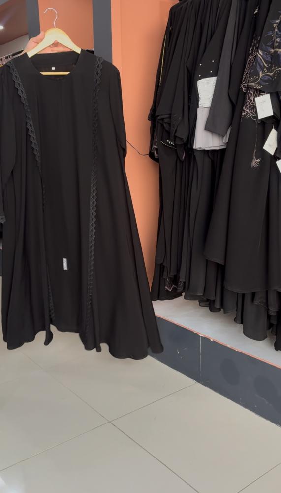 Lace abaya + free headscarf