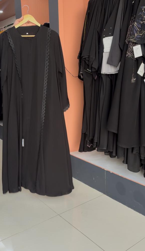 Lace abaya + free headscarf