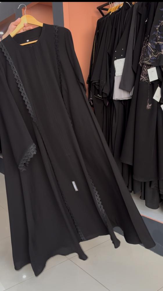 Lace abaya + free headscarf