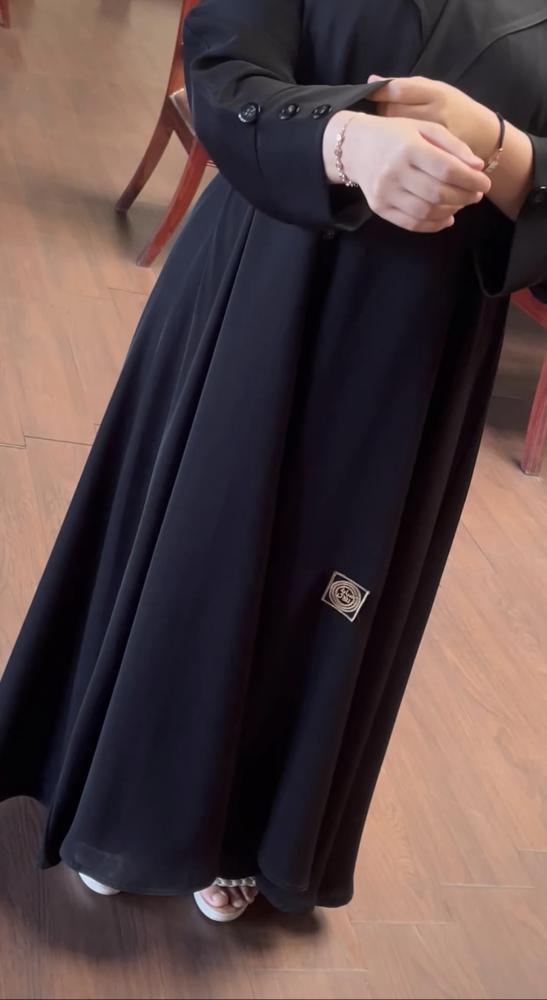 عبايه لف بازره اسود