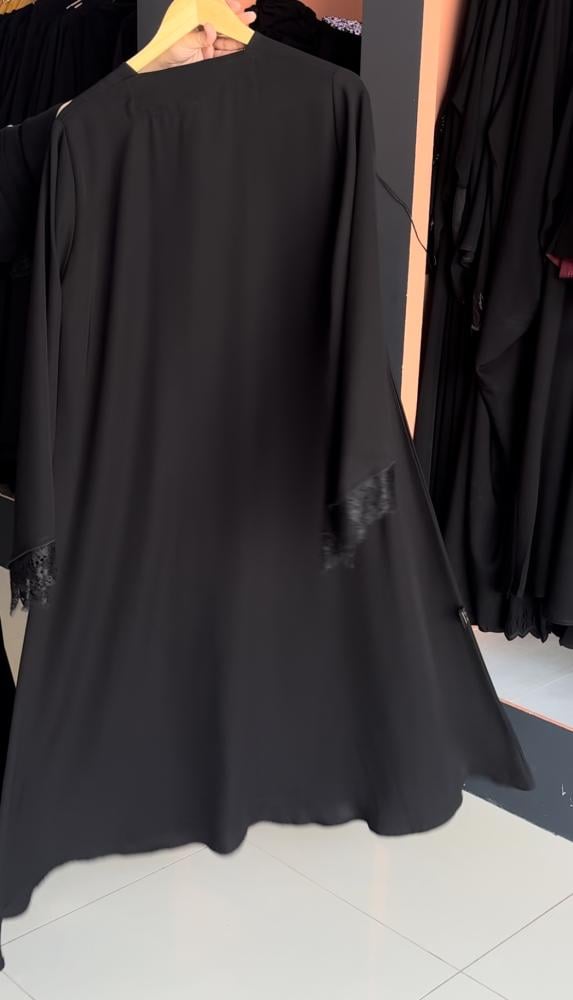 Lace abaya + free headscarf