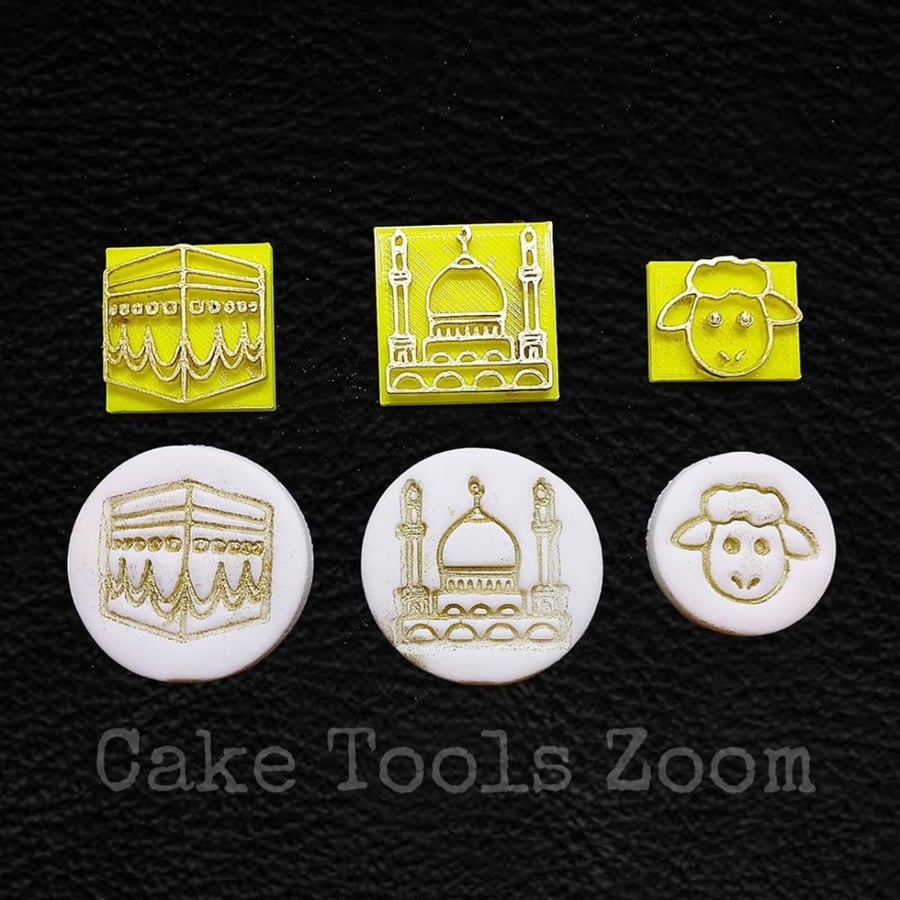 Set of 3 mini stamps