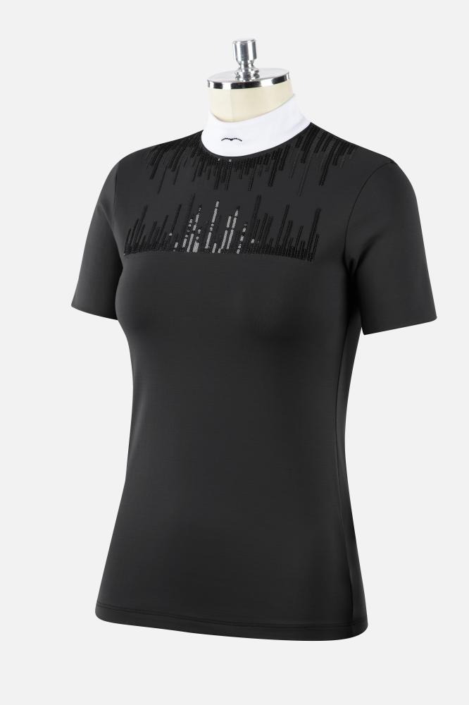 BOULEVARD 24W WOMAN'S RIDING POLO _ BLACK