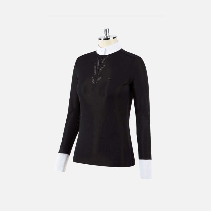 BIMACK 24W WOMAN'S RIDING POLO _ BLACK