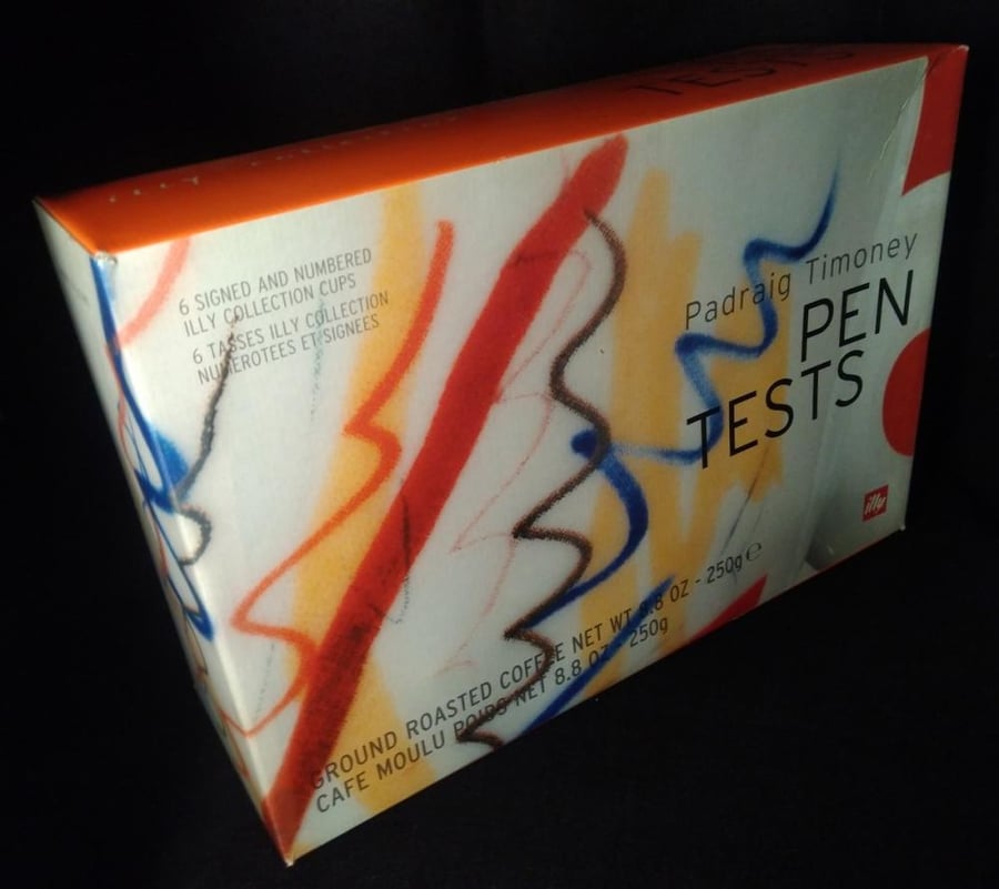 بكج جديد آيلي كوليكشن Pen Test Design Padraig Timoney اكواب اسبريسو مجموعة عام 2004