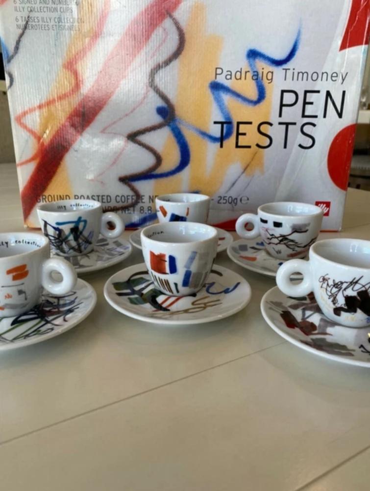 بكج جديد آيلي كوليكشن Pen Test Design Padraig Timoney اكواب اسبريسو مجموعة عام 2004