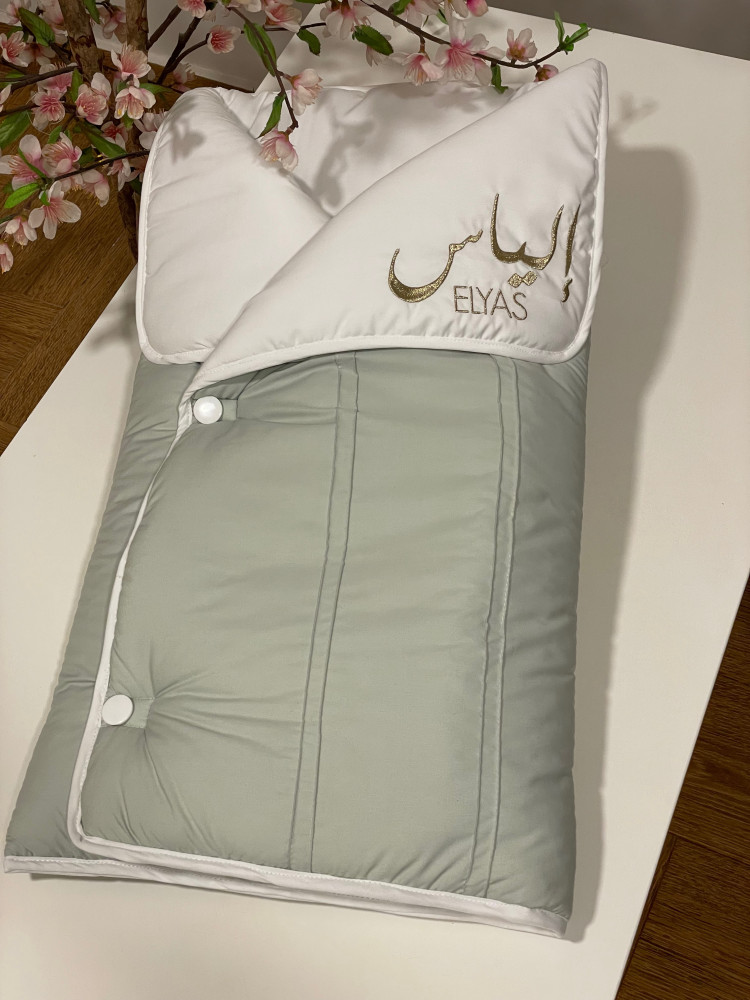 طقم مواليد فستقي 6 قطع