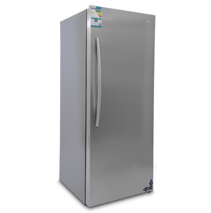 Eugene - upright freezer can be converted into a refrigerator, single door, 380 liters, 13.3 cubic feet, right door, stainless steel - UUFK380R