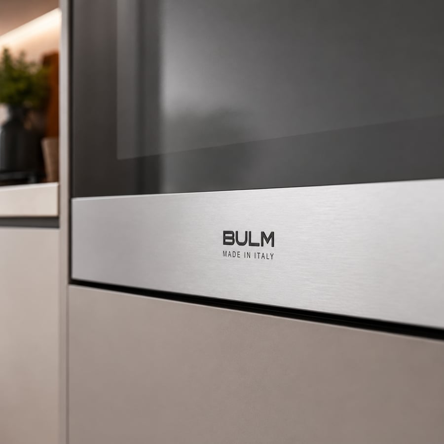 بولم BULM – فرن بلت إن كهرباء إيطالي 60 سم سعة 70 لتر مع 9 وظائف - مروحة توزيع الحرارة + مروحة تبريد - 210-888