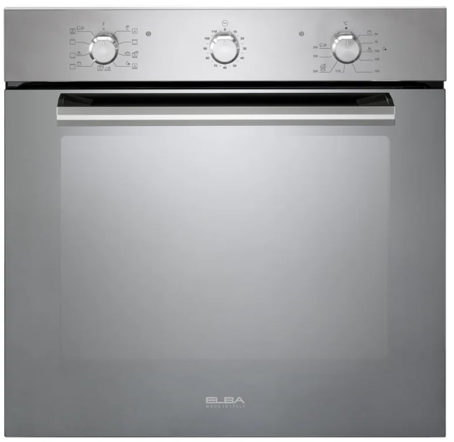 Italian Elda built-in electric oven Italian 60 cm - 9 functions - 74-liter capacity - steam cooking - wet cleaning - cooling fan + heat distribution fan - power: 2125 watts - AS E 6 XLX