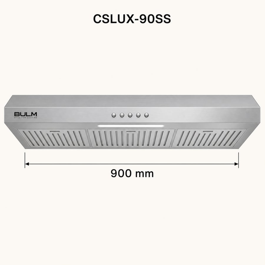 بولم BULM - شفاط كاست سفلي 90 سم  من بولم - CS LUX-90SS