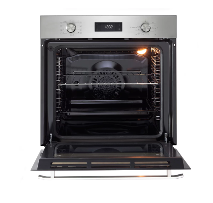 Alba Italian - Built-in Italian electric oven 60 cm 9 functions 74 liters - white LED digital clock with 24-hour clock - touch control - air distribution fan + cooling fan - AS AL 7 XLDM