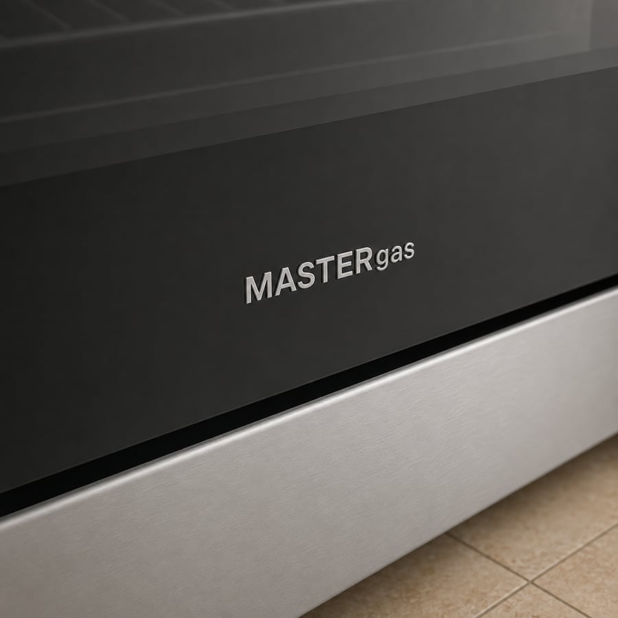 فرن غاز وكهرباء كامل MASTERgas ماستر جاز - 6 شعلات – 90 سم – تركي : MGF9P42G2-HI