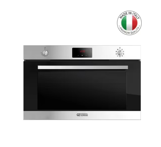 General Supreme Built-in Oven - 90 cm Electric Oven - 120 liters - 9 functions, stainless steel, Italian, GSO909IEDM