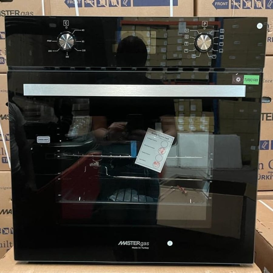 MASTERgas - Built-in electric oven - 9 programs - 60*60 cm size - heat distribution fan + cooling fan - full safety and high-quality stainless steel structure - trusted Turkish manufacturing - O66E10DT