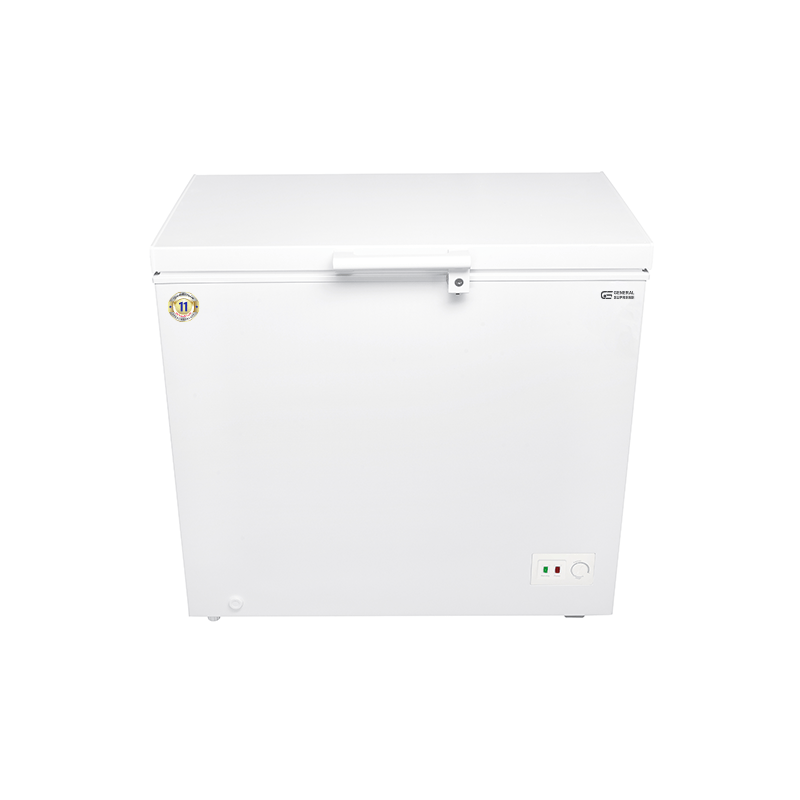 General Supreme Horizontal Freezer (7 foot, 200 liter), white, GSHF252H
