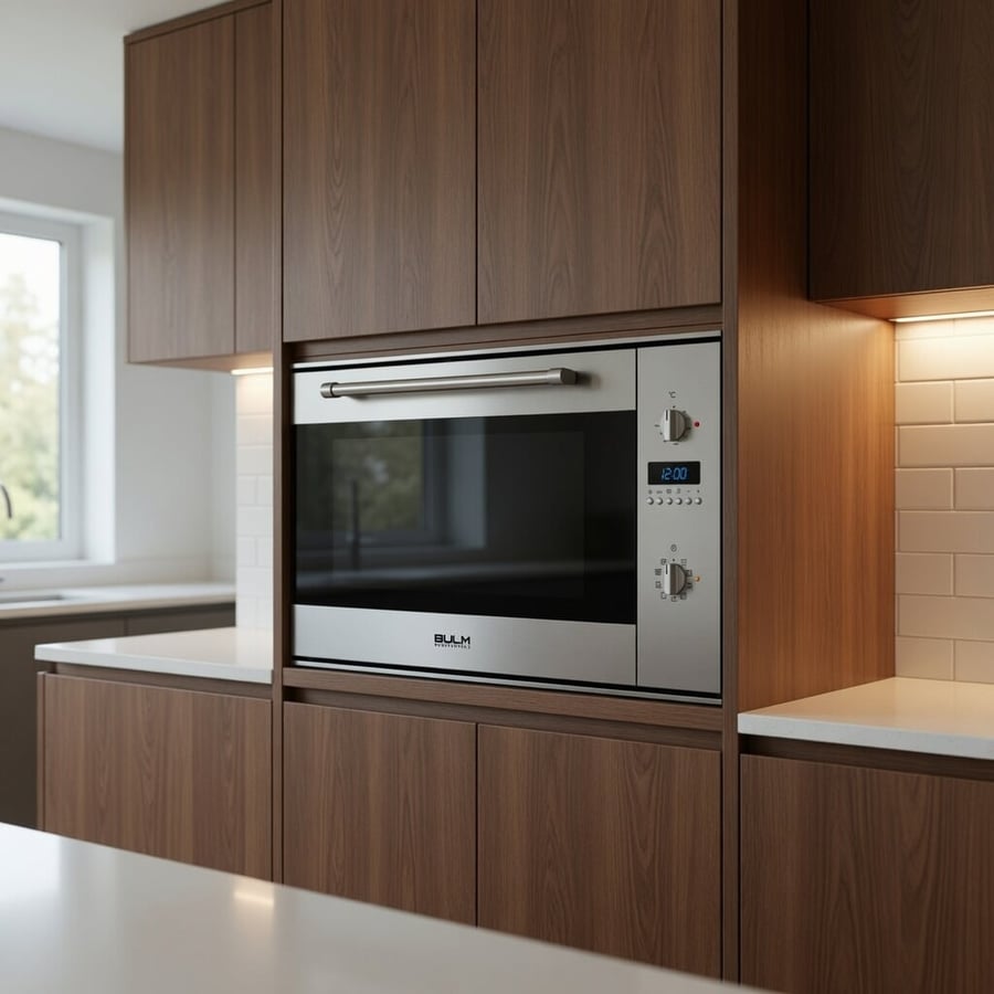 بولم BULM فرن بلت إن كهربائي إيطالي 90*50 سم – 9 وظائف طهي احترافية، تصميم ستانلس ستيل، شواية كهربائية ودوّارة، مروحة توزيع حرارة، مؤقت طبخ، باب زجاجي مزدوج سهل الإزالة، رفوف متعددة المستويات – B101-501X
