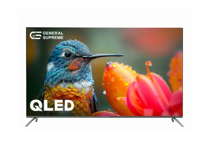 شاشة جنرال سوبريم 55 بوصه كيوليد (QLED) فائقة الدقة (4K-UHD)، سمارت جوجل تي في GSQG554KC , (HDR) (Dolby Audio)،(Google TV)