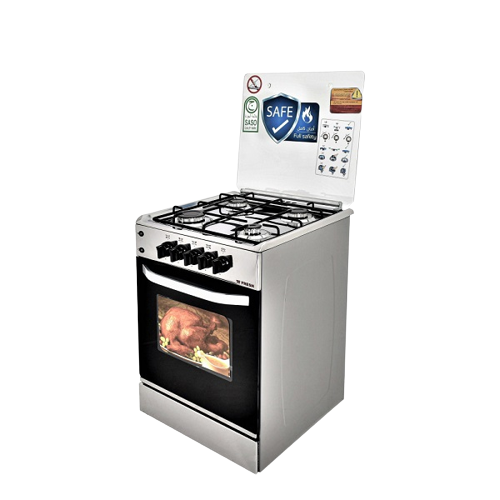 Fresh Egyptian gas oven 4 eyes size 55*55 stainless steel, FSC5555