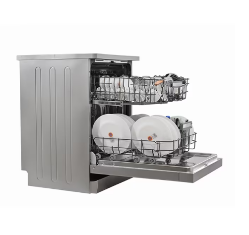 General Supreme dishwasher, 6 programs, 13 place settings, 2 racks, drying feature, half load feature, silver - GSDW1326SVT