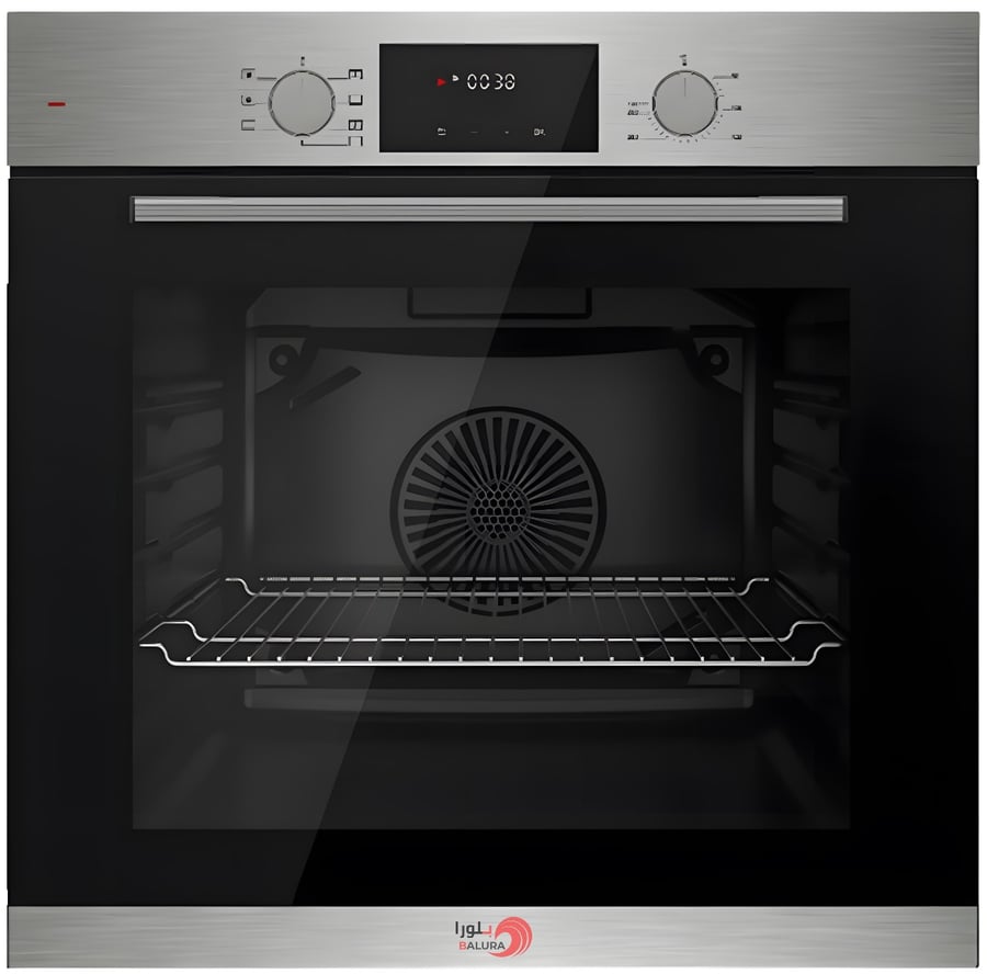 Balura - Built-in electric oven (size 60×60 cm) 7 cooking functions 72 liters - 2 switch + digital control - Energy class: A (energy saving) - Turbo fan for heat distribution + internal cooling fan - German triple glass - German-made switches - PL 607 S/D