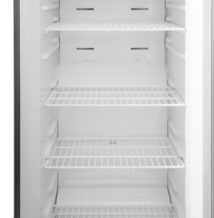 Eugene - upright freezer can be converted into a refrigerator, single door, 380 liters, 13.3 cubic feet, right door, stainless steel - UUFK380R