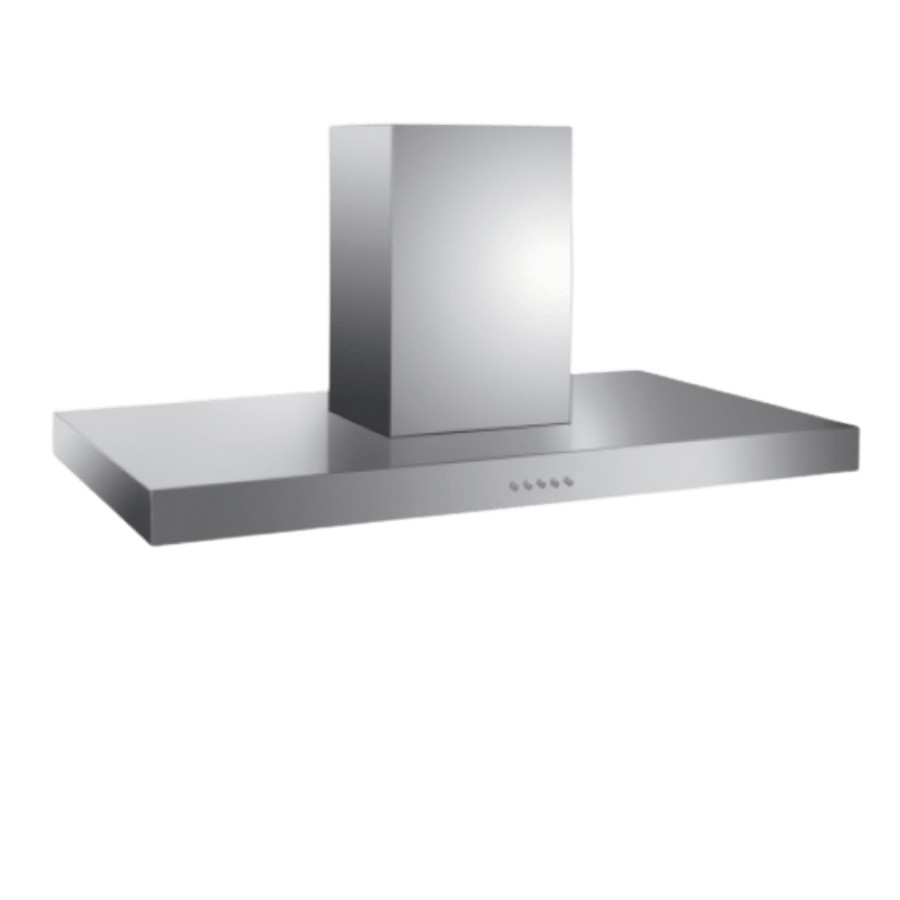 BULM - wall-mounted hood T-shaped stainless steel - button control - 3 speeds - 90 cm - high suction power 1000 m3/hour - T90-1000