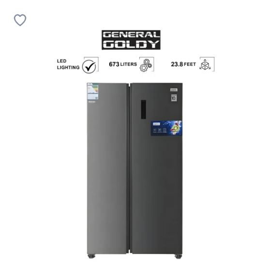 General Goldy - Closet Refrigerator - 673 liters - 23.8 cubic feet - Steam - Inverter - Steel - GRS673NS