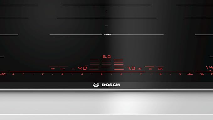 بوش – موقد كهربائي سيراميك سلسلة 8 اندكشن بلت إن 90 سم – 5 مناطق طهي – أسود – PXX975DC1E