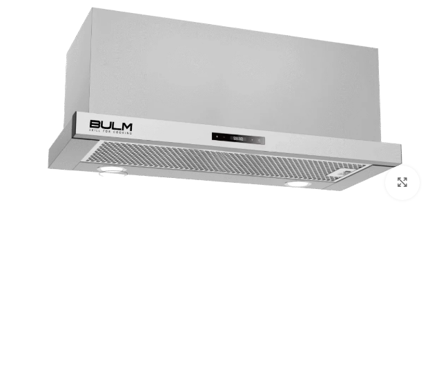 بولم BULM - شفاط بلت ان 60 سم قوة 1200 - تصميم من الستانلس استيل وحدة تحكم باللمس مستشعر فلتر كربون 2 مصباح ليد - S3TOUCH-60