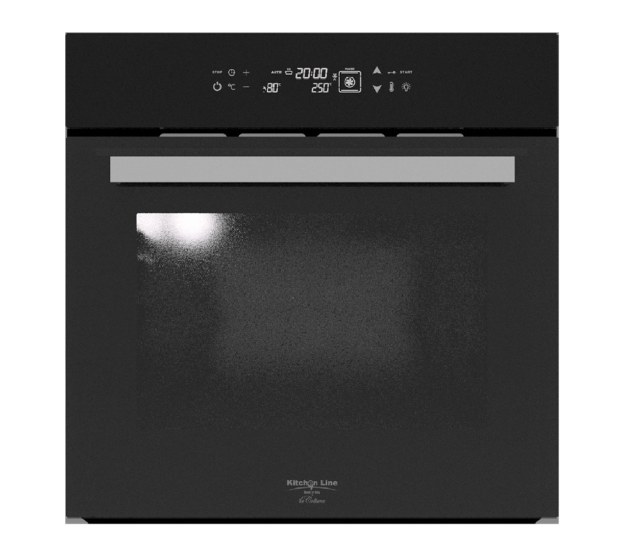 Kitchen Line Electric Oven 11 Functions 60cm (with Fan) - Full Touch Black Crystal - FE9V063AXN