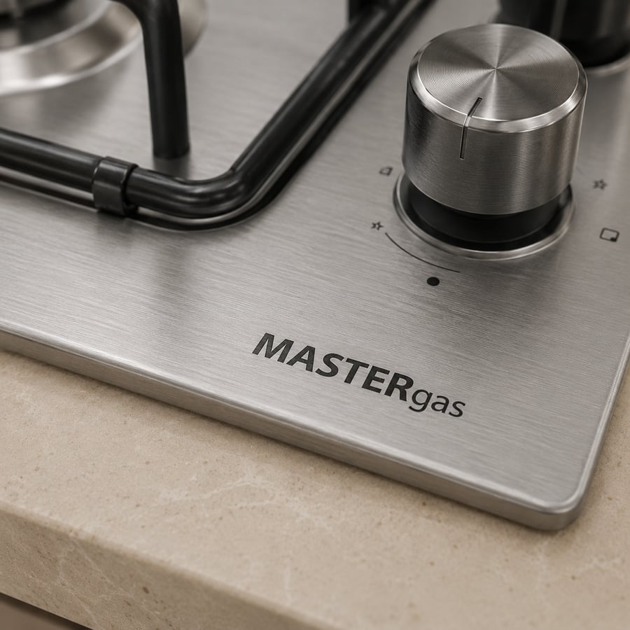 Built-in gas surface Master Gas - Turkish - 5 burner gas - light grate - safety valve - self ignition - Sabaf Italian burners - 90 cm: Mgel0121