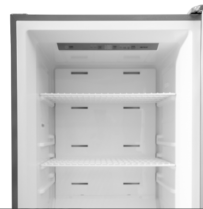Eugene - upright freezer can be converted into a refrigerator, single door, 380 liters, 13.3 cubic feet, right door, stainless steel - UUFK380R