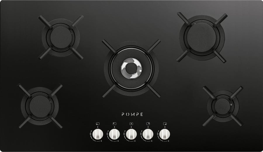 Pompe Italian roof - •Number 5 gas burners (middle burner triple ignition) •Front control switches •Separate heavy grate •Self ignition •Full safety 90 cm P90GG