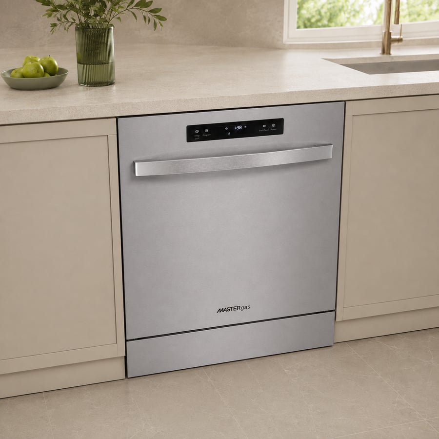 Built-in dishwasher MASTERgas Master Gas - stainless steel - 7 programs - 2 racks - ozone sterilization system - drying fan - MGDWIB/S