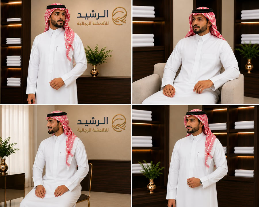 قماش الرشيد 111 بين النص والربع واقف