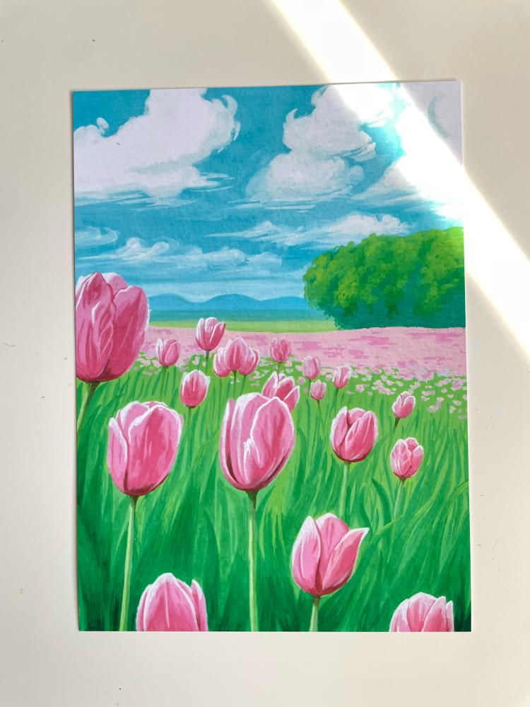 Tulip Fields Print