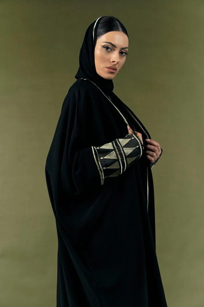 Majz |Black Salmani Abaya
