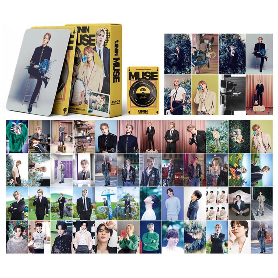 55 pieces photo card gaming BTS