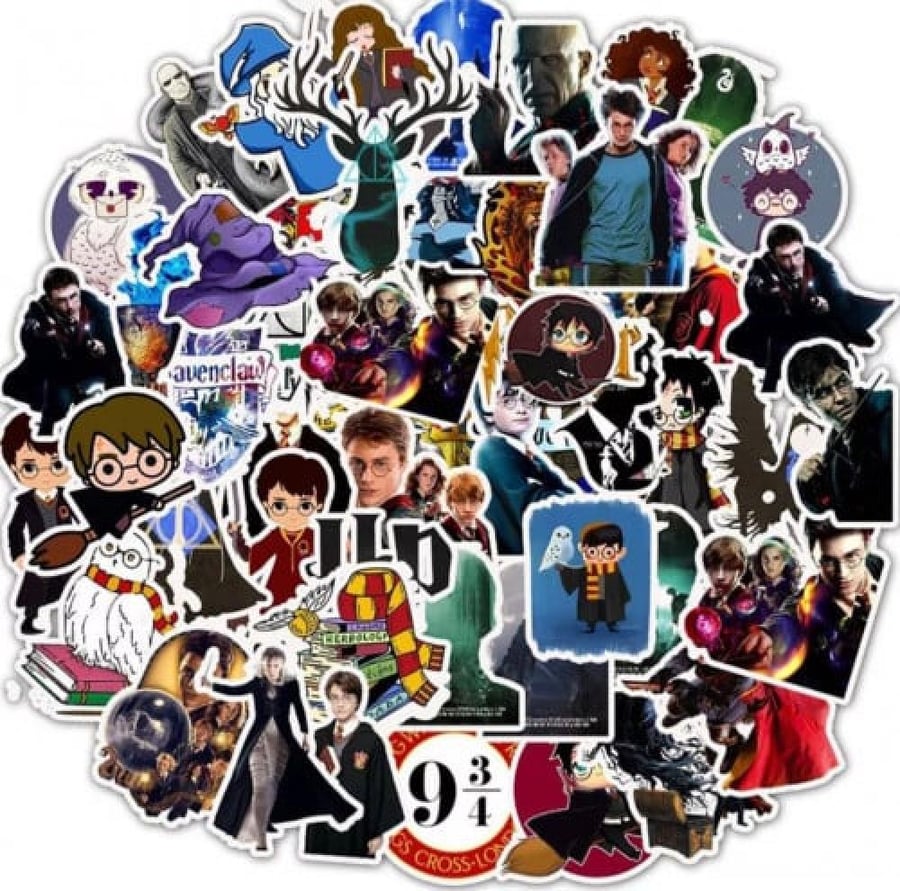 50 pieces Harry Potter stickers