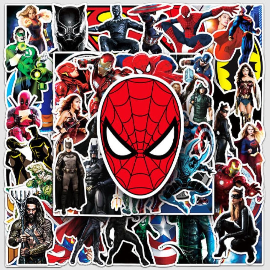 50 pieces Marvel world stickers