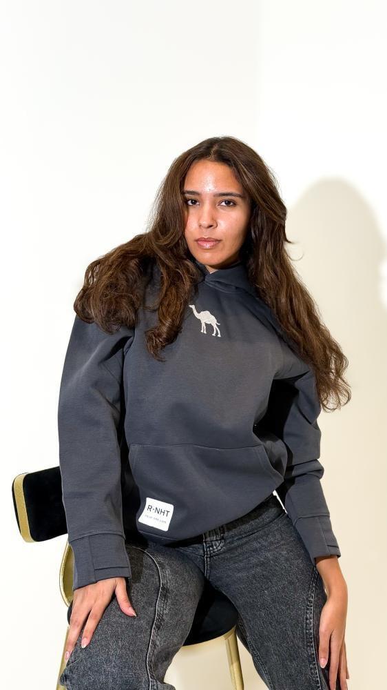 هودي دبل كاب Navy Double Cap Hoodie