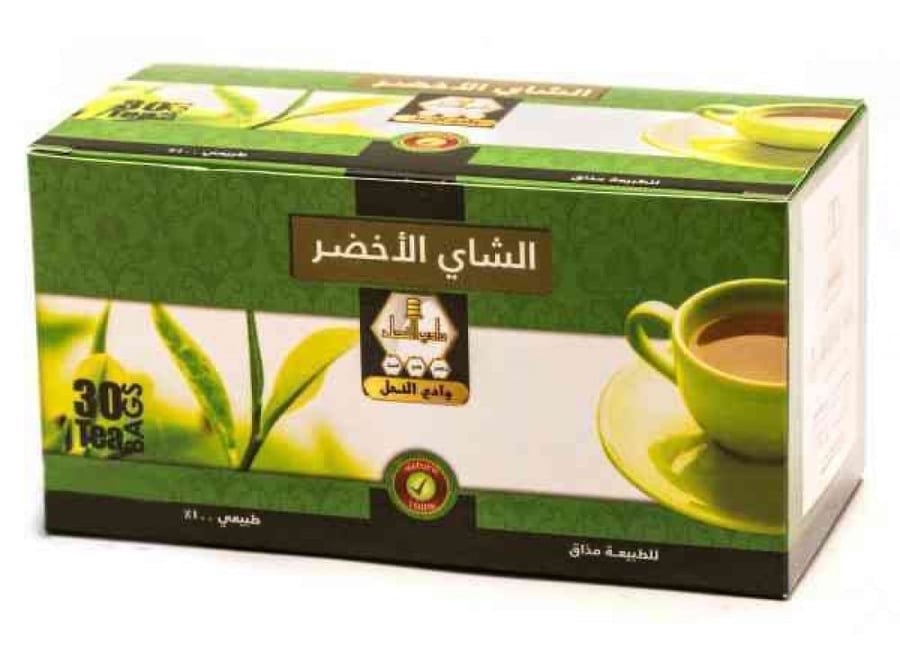 شاي أخضر وادي النحل 30 كيس